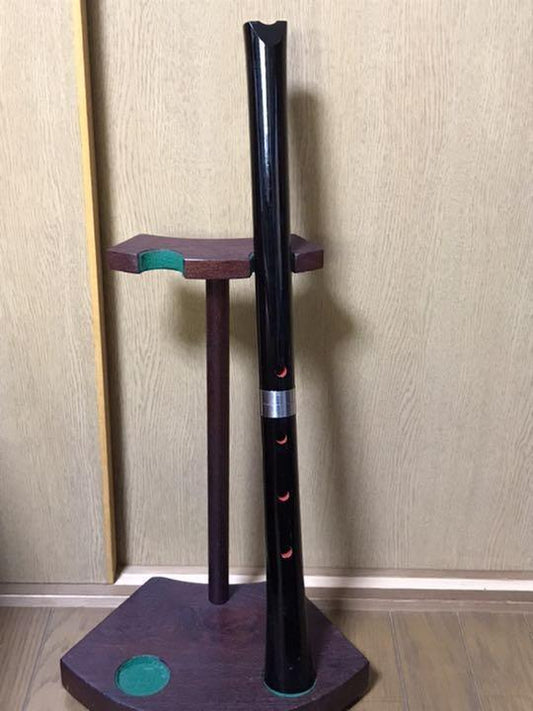 Black painted shakuhachi about 61 cm