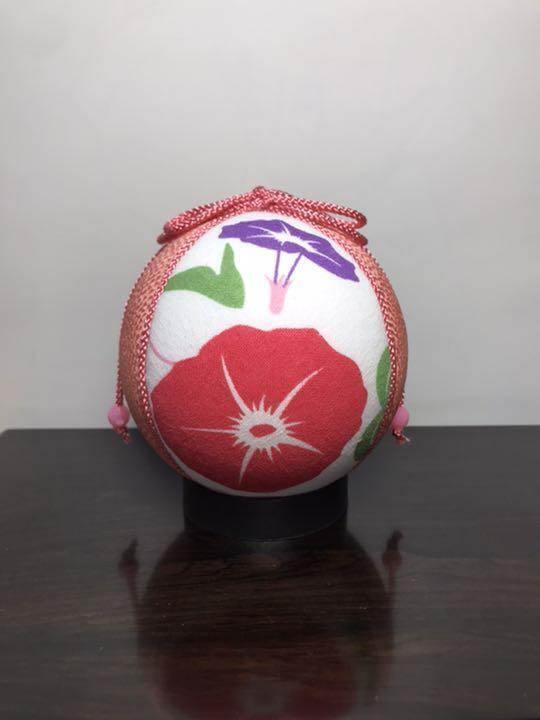 Temari "Interior decoration / gift" No.909 [Goldfish & morning glory]