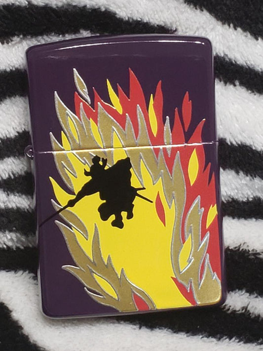 As is For Parts Tadanori Yokoo Battle of Ganryujima Lacquered Zippo Yokoo Tadano