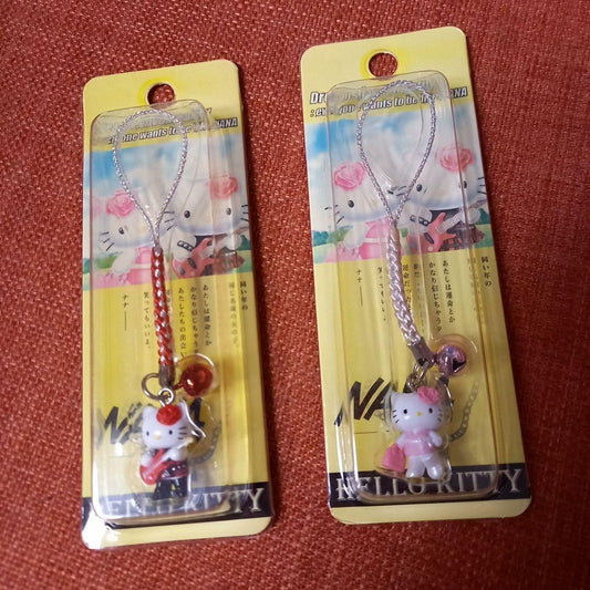Lot 2 Hello Kitty NANA Collaboration Strap Charm 2005