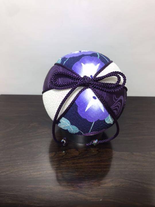 Temari Interior decoration  gift No.888 Morning glory 4 Seasonal flowers