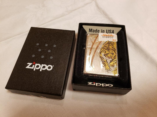 As is for parts Zippo lighter Electroformed plate Tiger