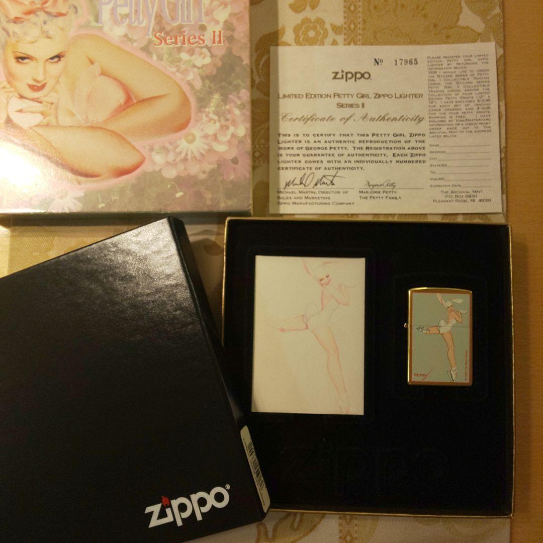 As is For Parts Limited ZIPPO Bunny Skate / Petty Girl Series Ⅱ Unused