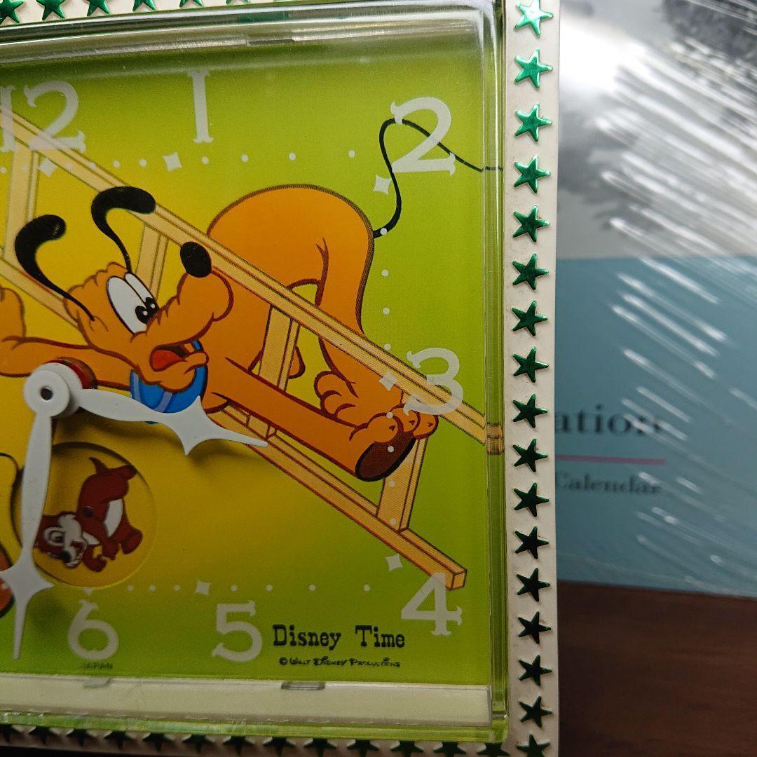 As is For Parts SEIKO Seiko Disney Time [Mickey & Pluto]  table clock
