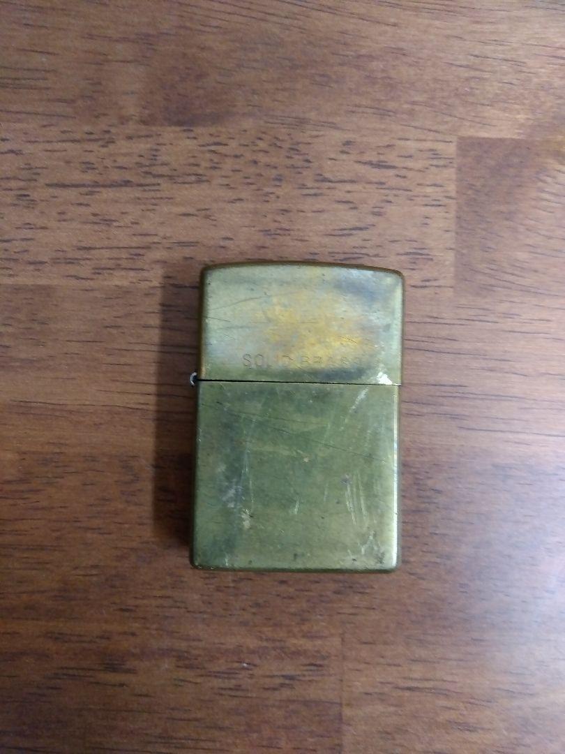 As is for parts ZIPPO lighter SOLID BRASS
