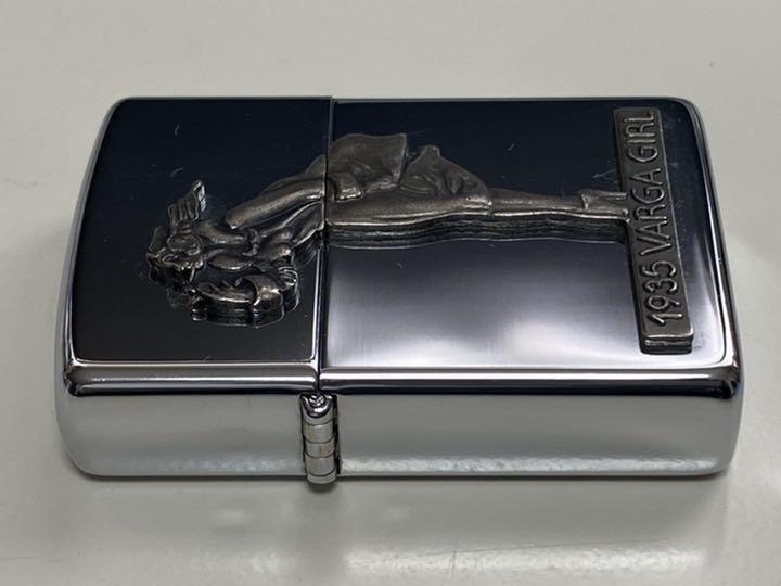 As is For Parts Zippo  Writer  1935 VARGA GIRL  Silver  Limited 1993