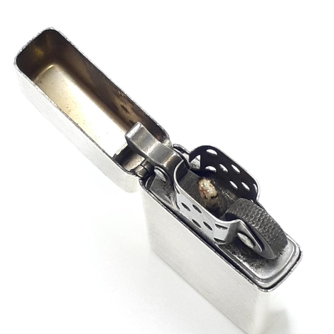 As is For Parts Zippo oil lighter sterling silver pure silver USA