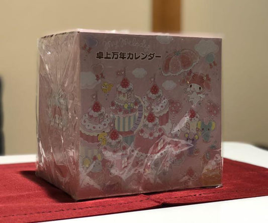 New unopened Sanrio My Melo & Piano-chan desktop perpetual calendar