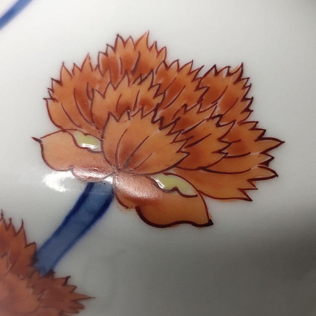 Imaemon Imaemon Nishiki Poppy Vase Flower Vase Co-box Hand-painted