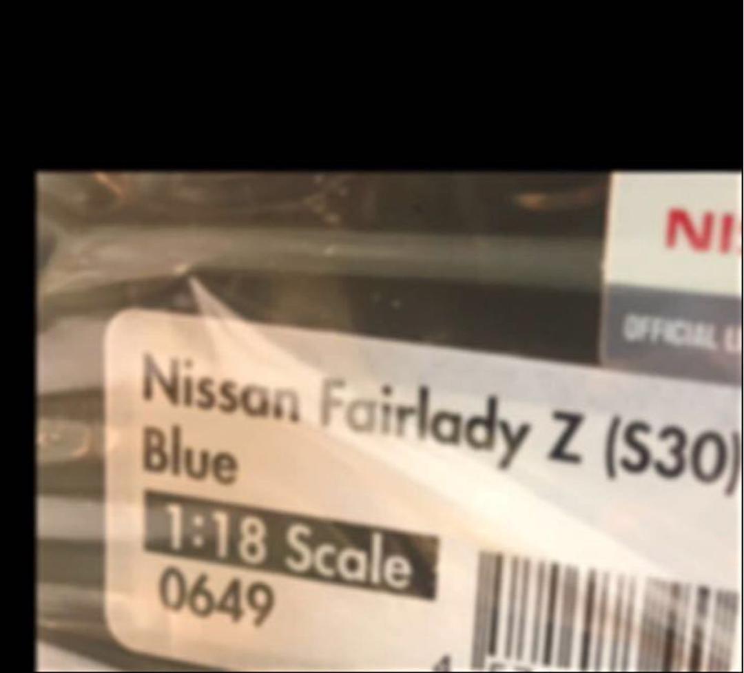 Ignition Model 1/18 Fairlady Z (S30) Blue Star Road