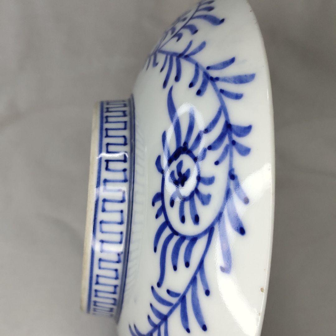 Nabeshima ware dyed plate Hand-painted Meiji antique