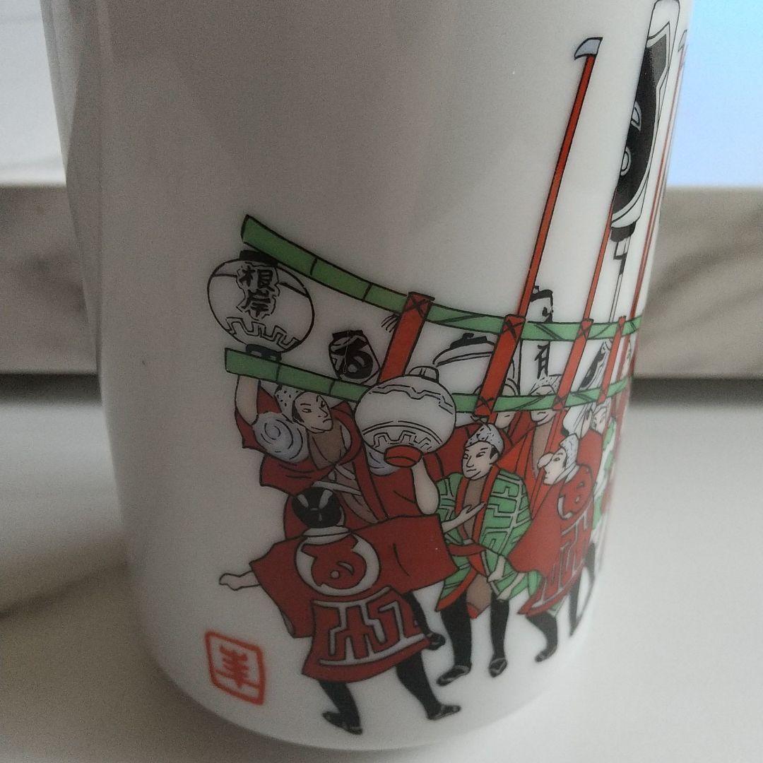 Shrimp shop fire extinguisher teacup unused Edo firefighting