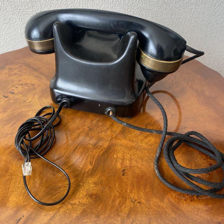 As is For Parts telephone black phone dial retro