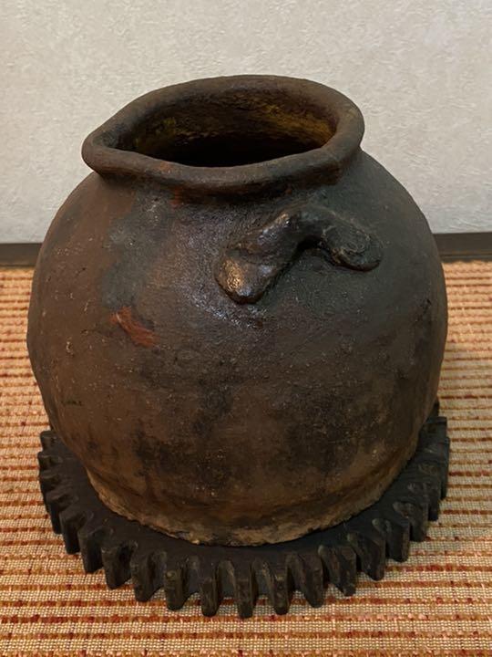 Jars Echizen old kiln jars Edo Japanese Antiques