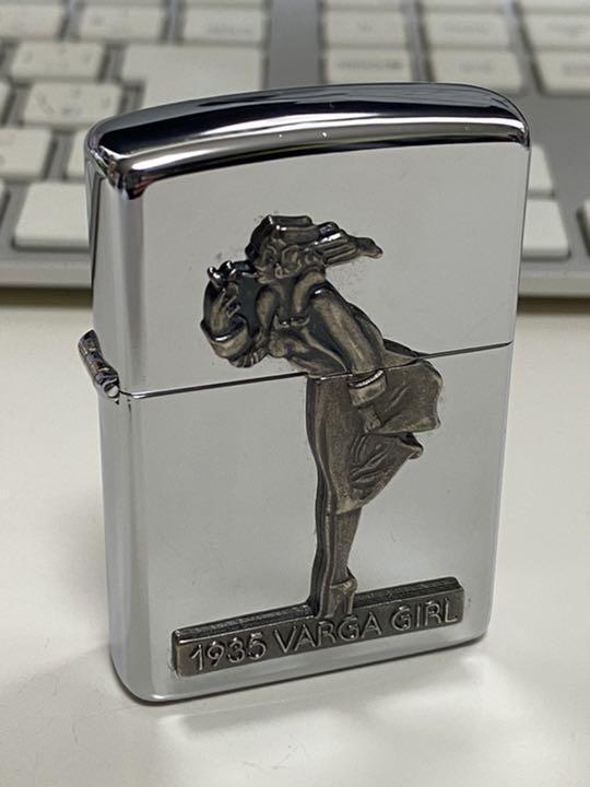 As is For Parts Zippo  Writer  1935 VARGA GIRL  Silver  Limited 1993
