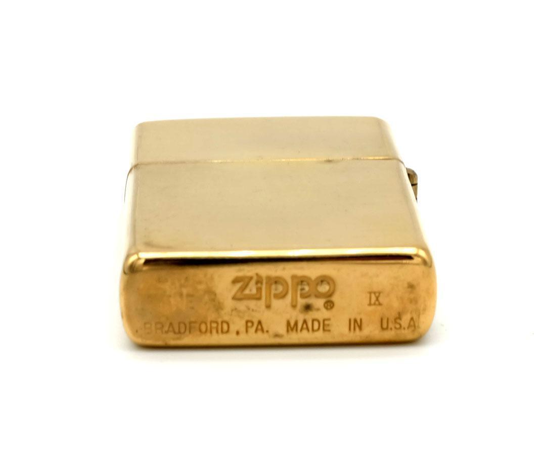 As is for parts ZIPPO lighter 1993  90s oil lighter brass