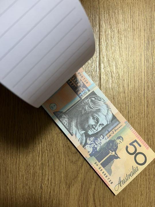Memo pad, money, overseas, large money, stationery, letter set, interesting gag
