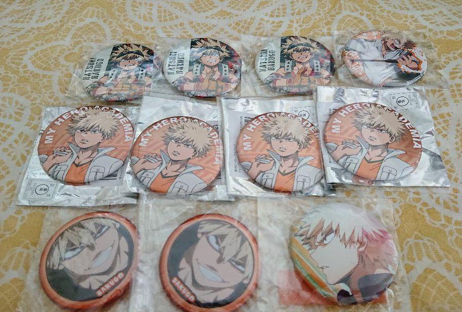 My Hero Academia Katsuki Bakugo Can Badge Keychain