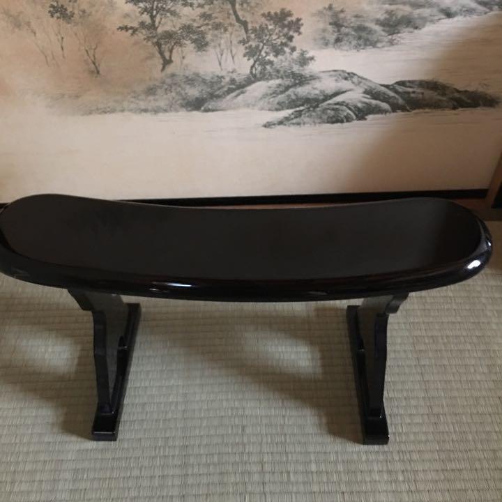 Today's armrest Kiso lacquer black