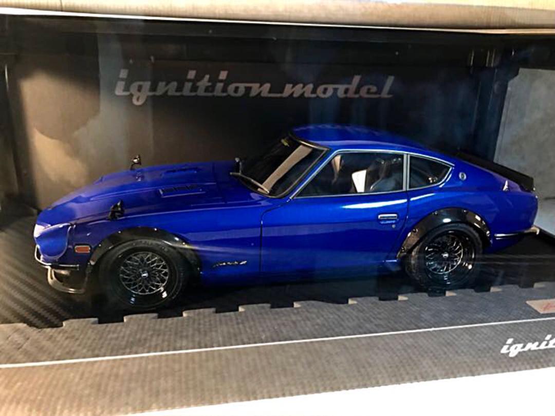 Ignition Model 1/18 Fairlady Z (S30) Blue Star Road