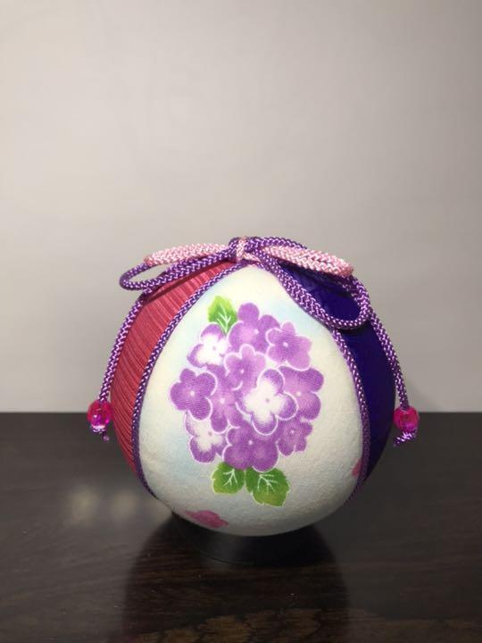 Temari  Interior decoration  gift Four seasons flowers Hydrangea 1