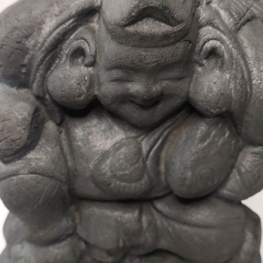Mr. Ebisu Pottery Onigawara Unglazed Brick Buddha