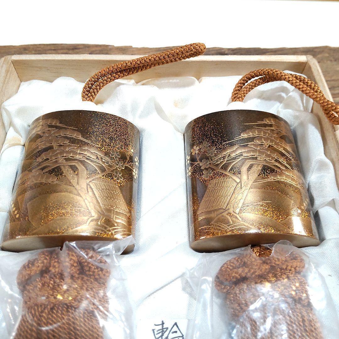 Wajima Lacquer Total Gold Maki-e Wind Town