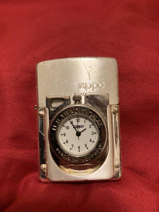 As is For Parts ZIPPO watch U.S.TRADITIONAL Ignition confirmation OK