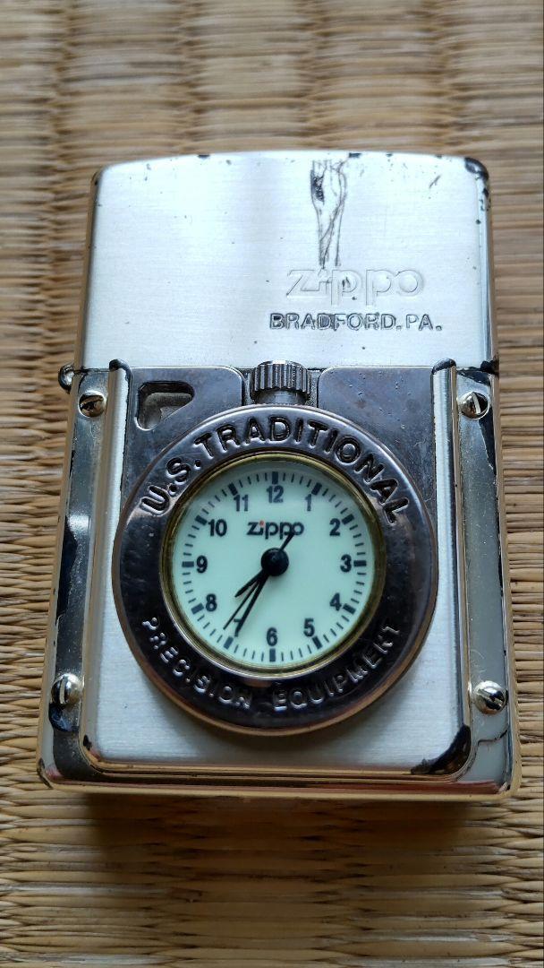 As is For Parts ZIPPO U.S. TRADITIONAL with clock