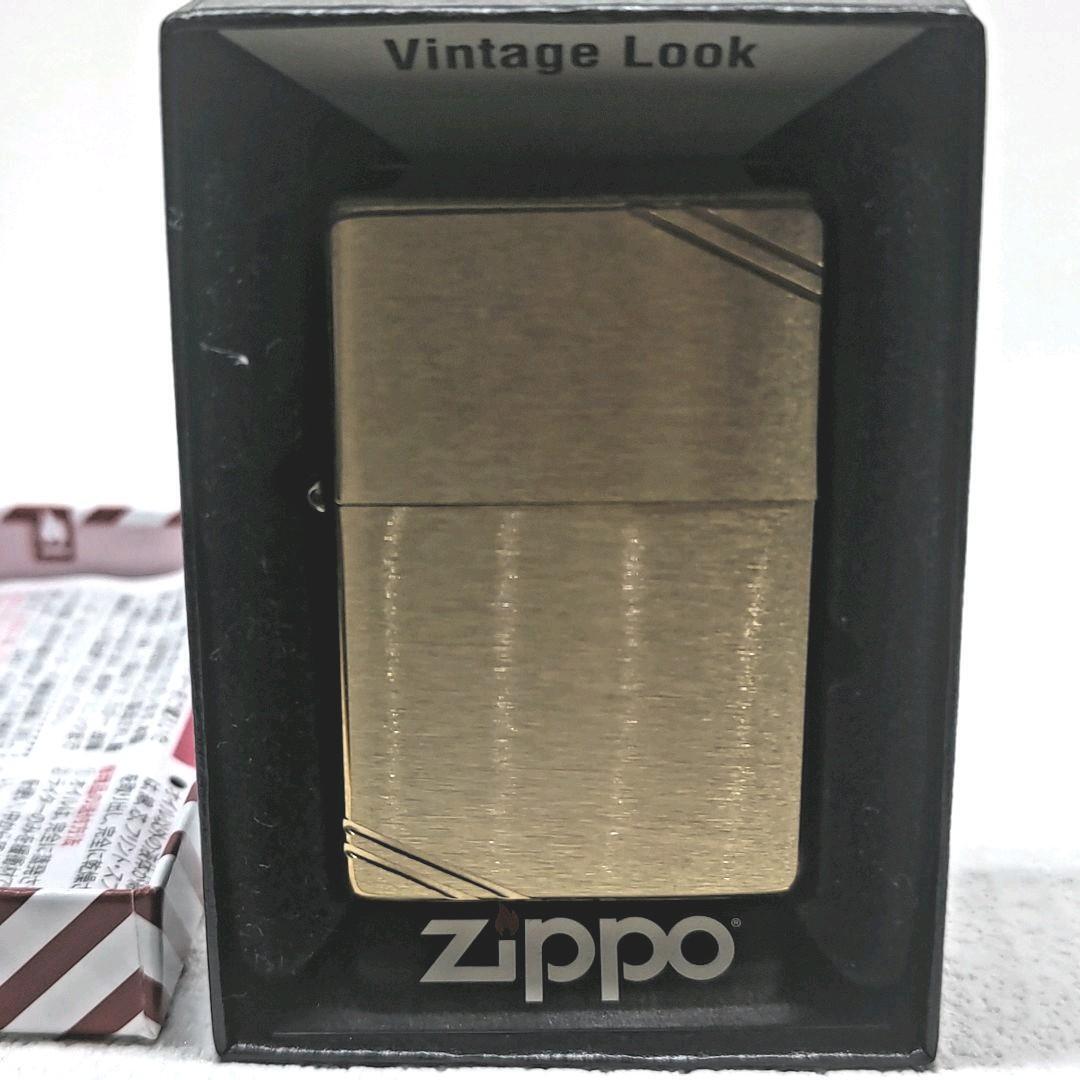 As is for parts Zippo lighter new unused 2021 brass diagonal line Zippo