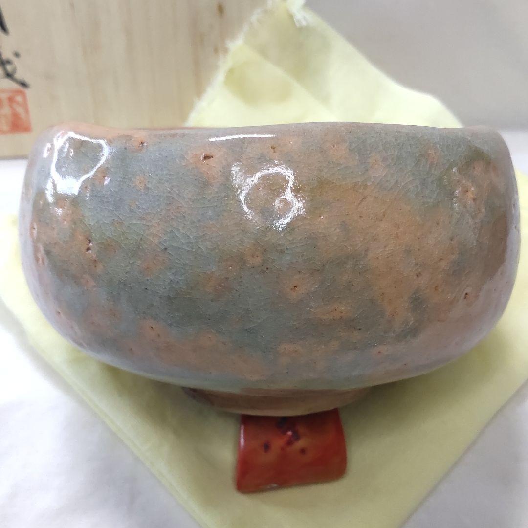 Tea utensils Kyo ware Tea bowl Akiyoshi Saku Co-box Unused item