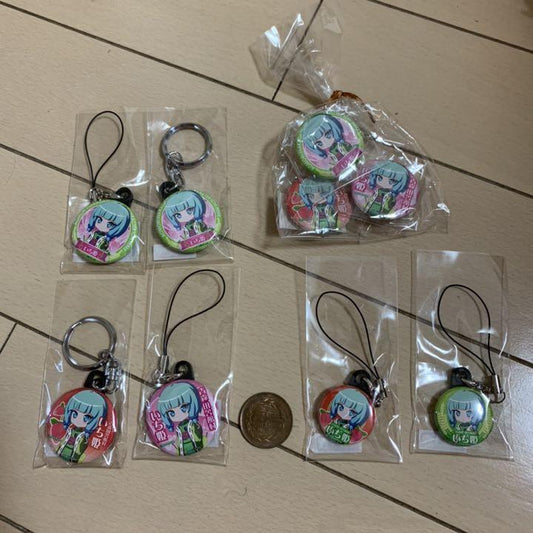 Aomori Inakadate Village Ichihime Set Strap Keychain