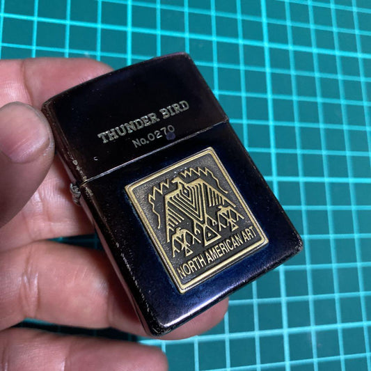 As is For Parts Zippo Limited Edition Thunderbird Oil Lighter
