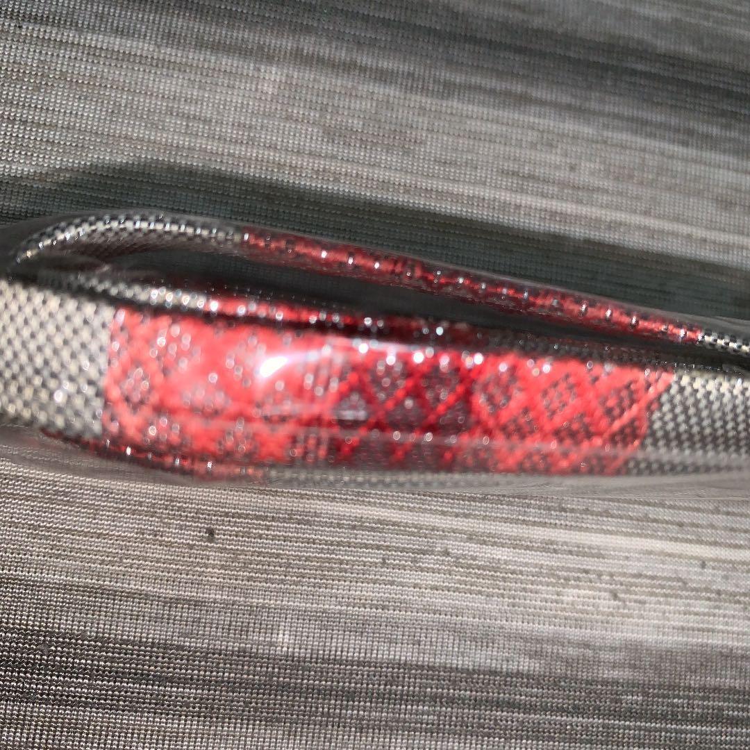 Unused pure silk Saga Nishiki obijime silver with peach red silver pink