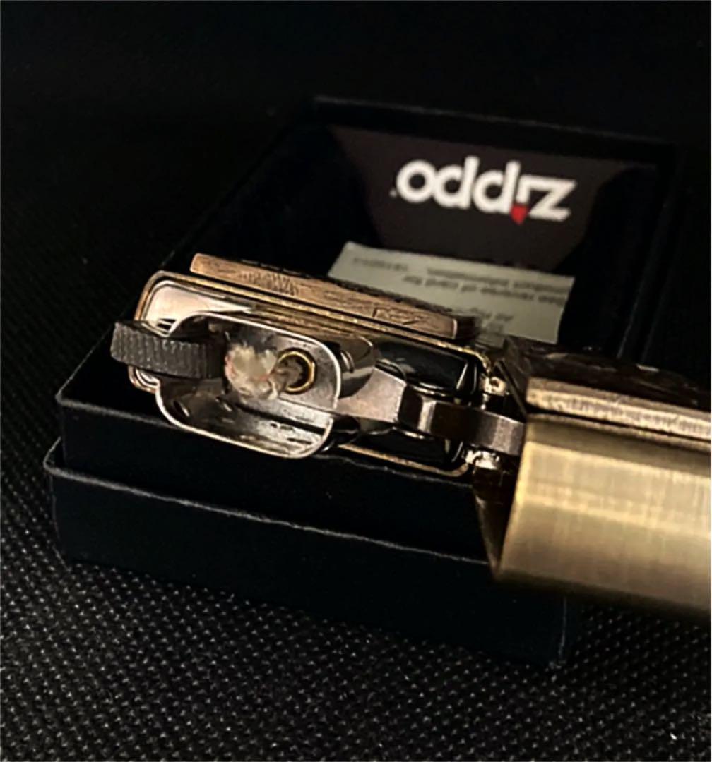 As is for parts ZIPPO lighter solid brass Armor Custom