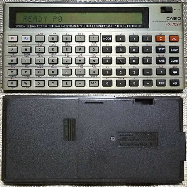 As is For Parts CASIO FX-702P Casio pocket computer body only