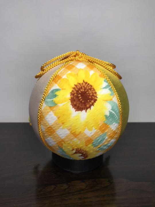 Temari  Interior decoration  gift Sunflower 3