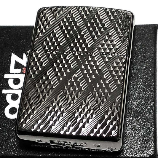As is For Parts ZIPPO Armor Zippo Lighter Diamante Neo Black Cool