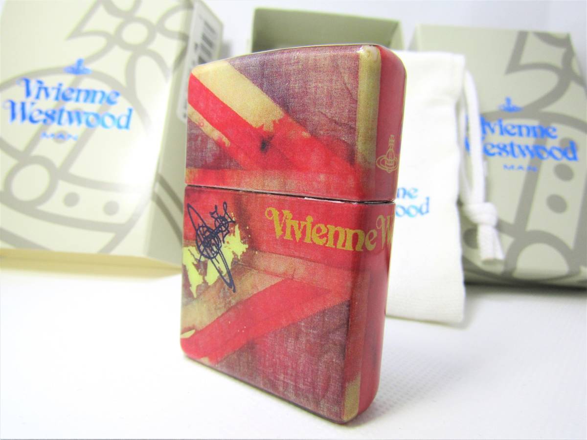 As is For Parts Vivienne Westwood Union Jack Zippo Unused 2011