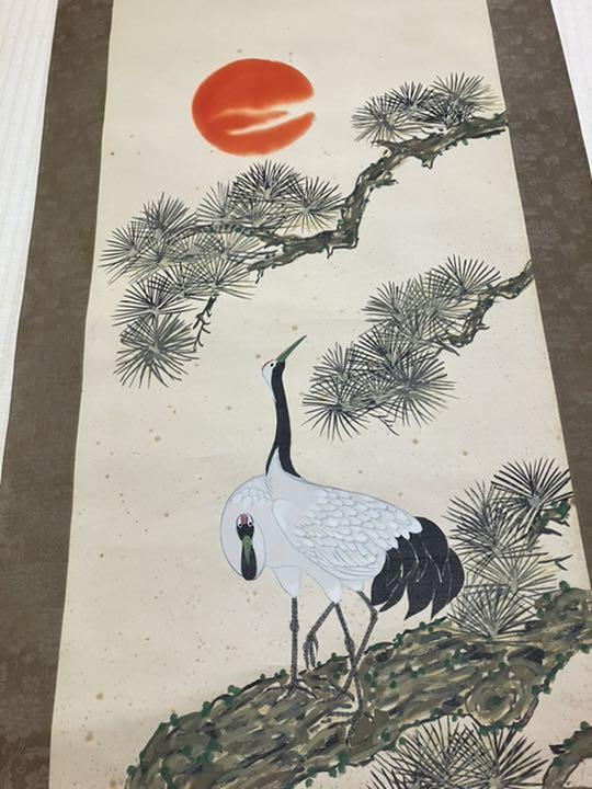 Hanging scroll Shinsaku handwriting JAPAN