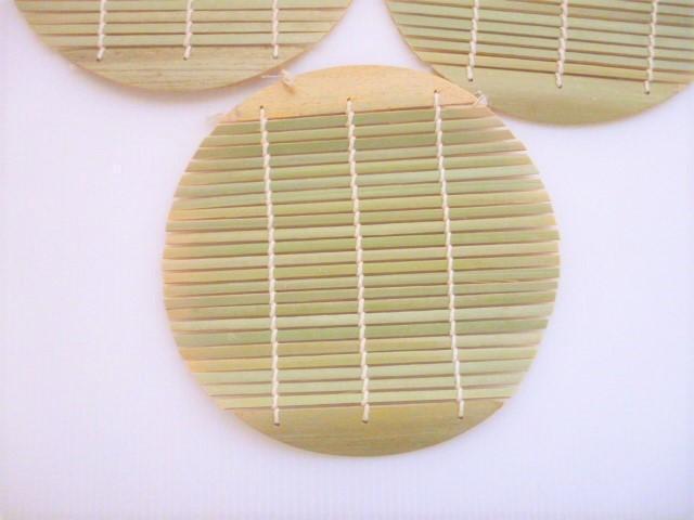 24 1/3 sheets New bamboo blind 17cm Zaru soba Natural bamboo Wooden