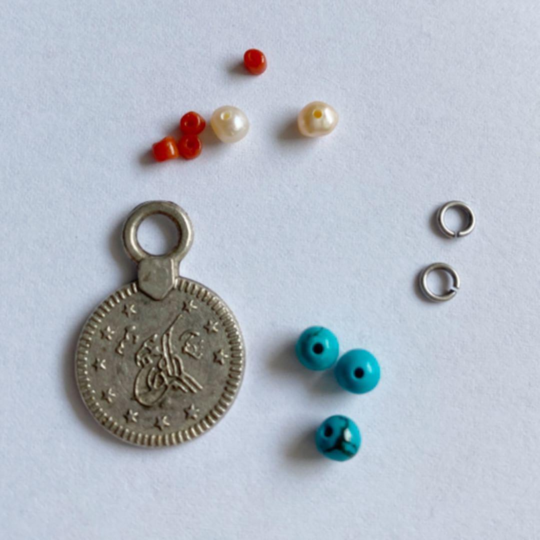 Turkish coin Tula charm set