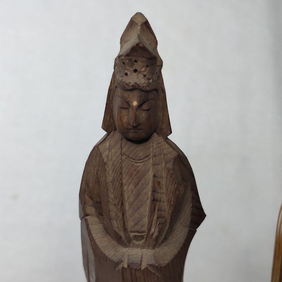BUTUZOU WOOD hand made Base width: about 7 x 3.5 cm・Height: Approximately 15cm
