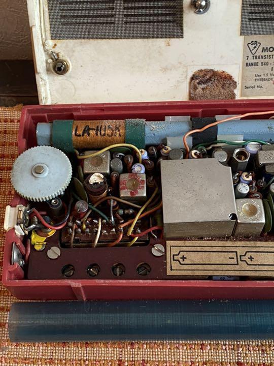 Showa Retro Early Transistor Radio STANDARD SR-G700 Japanese Antiques