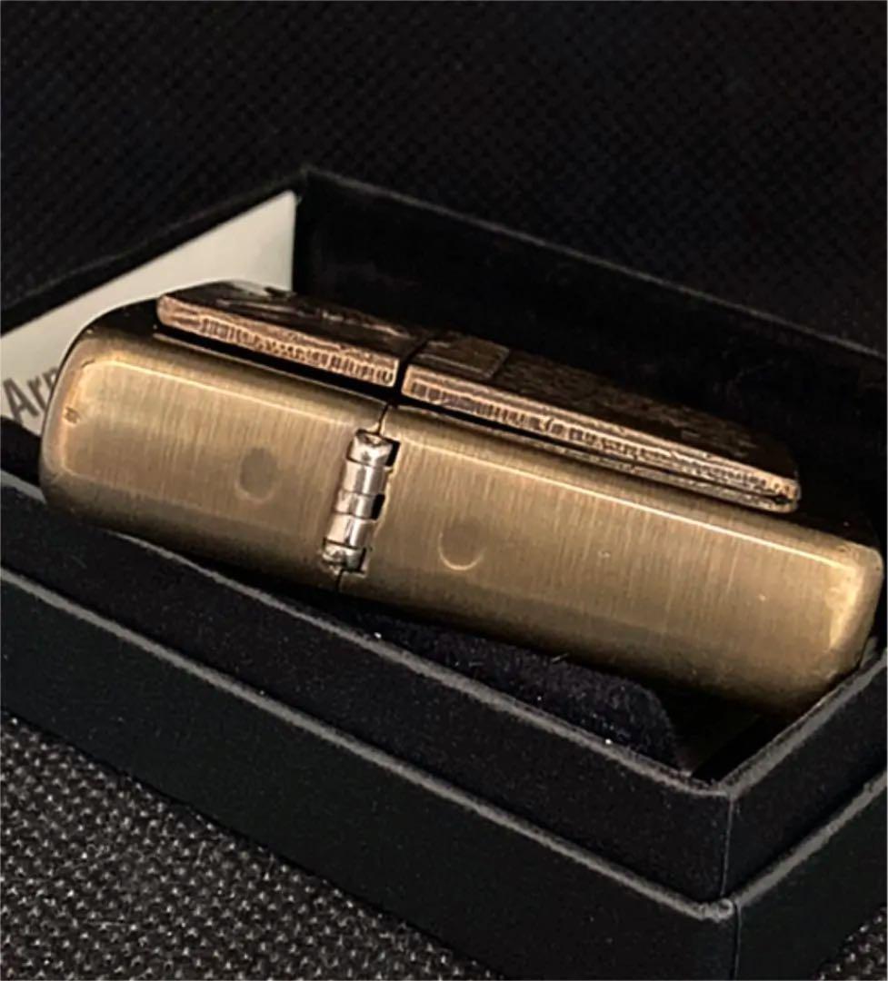 As is for parts ZIPPO lighter solid brass Armor Custom