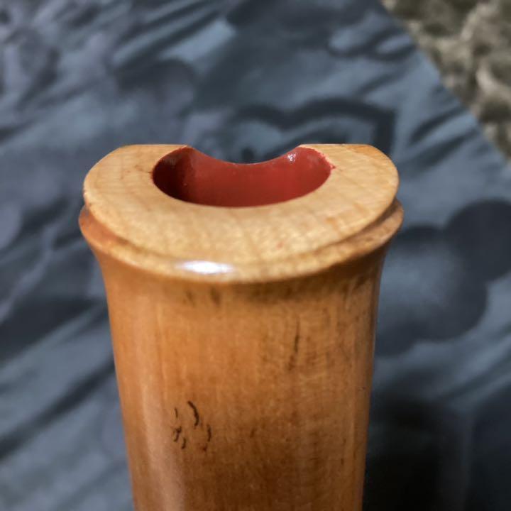 Shakuhachi Tozan-ryu 1-shaku 8-sun pipe Intermediate silver-wrapped woodwind