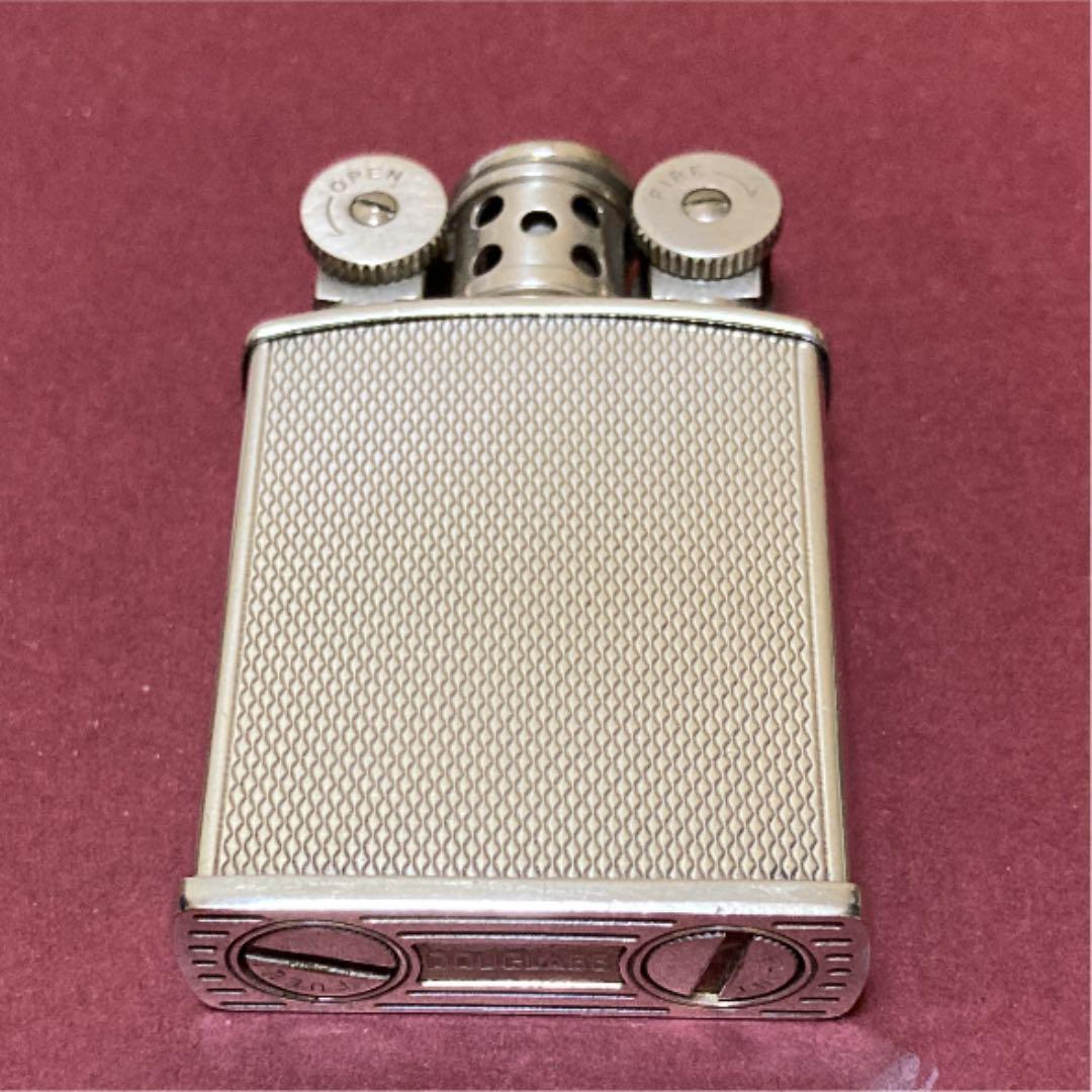 As is for Parts Douglass oil lighter type III Wild boy silver finish