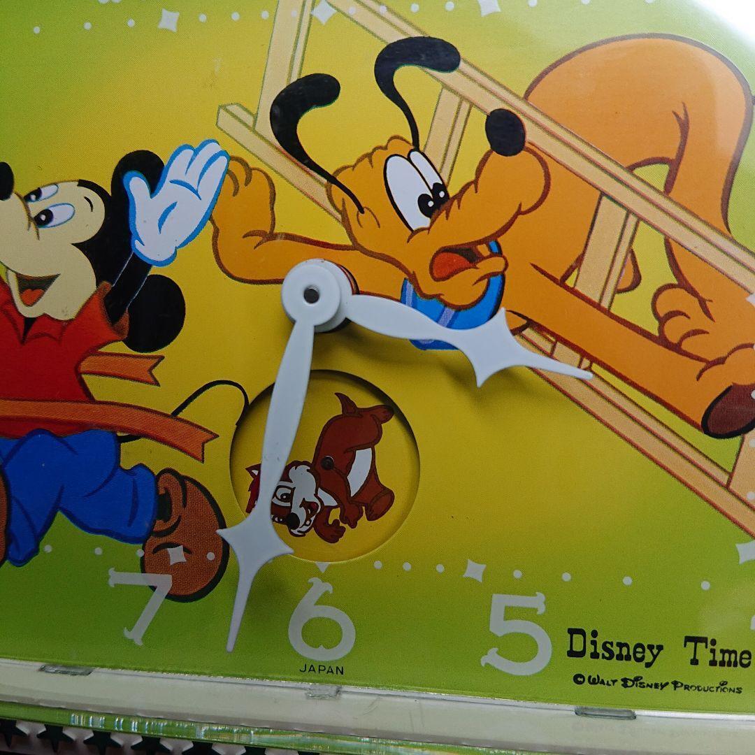 As is For Parts SEIKO Seiko Disney Time [Mickey & Pluto]  table clock