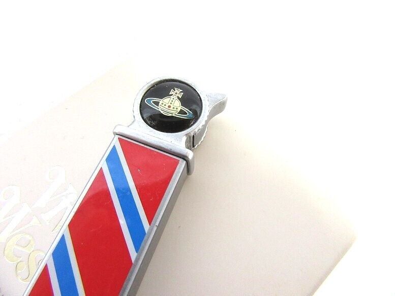 As is For Parts Vivienne Westwood Regiment Stripe Slim Orb Lighter