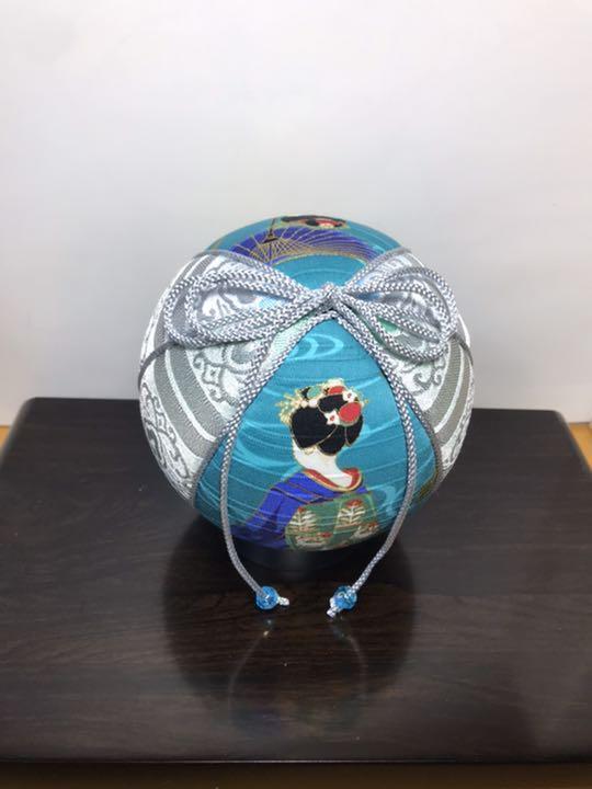 Temari  Interior decoration  gift Maiko Blue Green